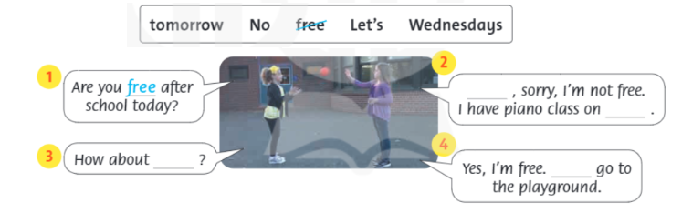 Tiếng Anh lớp 4 Fluency time! 2 lesson one trang 52 Family and Friends 1 1