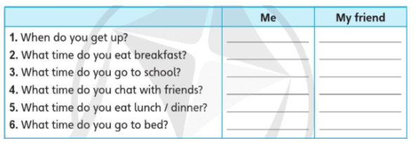 Tiếng Anh lớp 4 Project 1 trang 41 Explore Our World 1 1