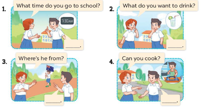 Tiếng Anh lớp 4 Review 1 trang 40, 41 Global Success 1 1