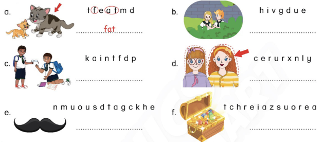 Tiếng Anh lớp 4 Review 2 trang 40, 41 Phonics Smart 0 1