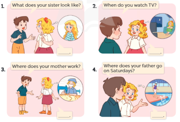 Tiếng Anh lớp 4 Review 3 trang 36, 37 Global Success 1 1