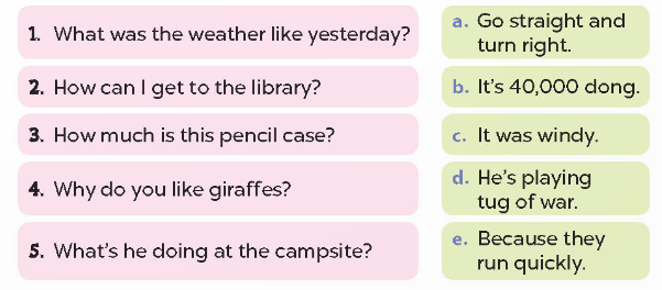 Tiếng Anh lớp 4 Review 4 trang 70 Global Success 2 1