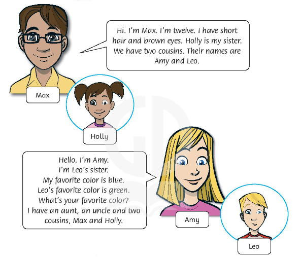 Tiếng Anh lớp 4 Starter lesson five trang 8 Family and Friends 1 1