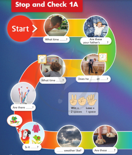 Tiếng Anh lớp 4 Stop and check 1A trang 42, 43 Explore Our World 1