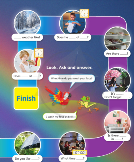 Tiếng Anh lớp 4 Stop and check 1A trang 42, 43 Explore Our World 2