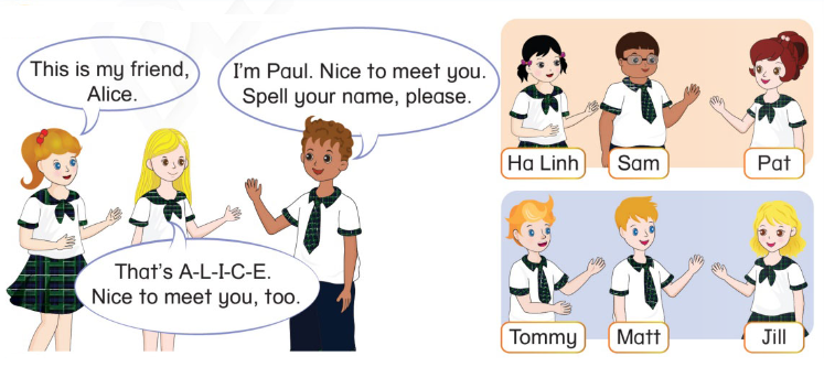 Tiếng Anh lớp 4 Unit 1 lesson 1 trang 6, 7 Phonics Smart 1 1