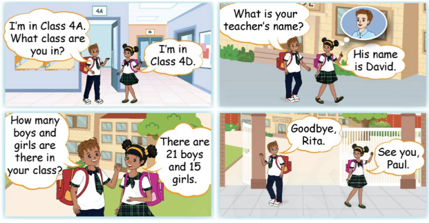 Tiếng Anh lớp 4 Unit 1 lesson 2 trang 8, 9 Phonics Smart 3 1