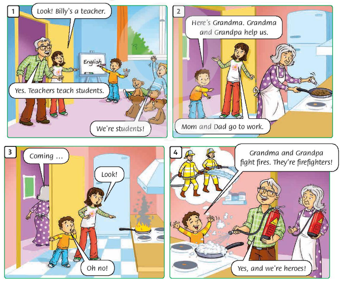 Tiếng Anh lớp 4 Unit 1 lesson one trang 10 Family and Friends 2 1