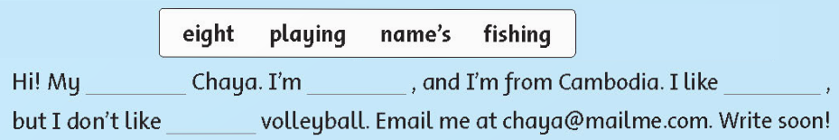 Tiếng Anh lớp 4 Unit 10 lesson six trang 81 Family and Friends 3 1