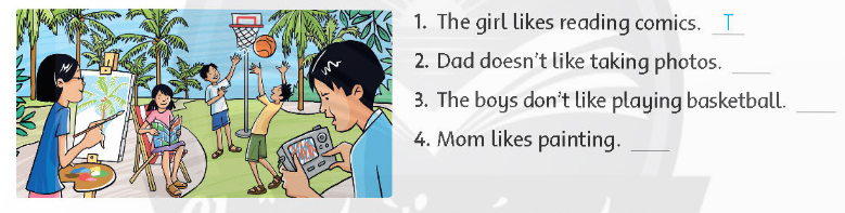 Tiếng Anh lớp 4 Unit 10 lesson two trang 77 Family and Friends 2 1