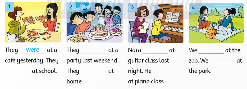 Tiếng Anh lớp 4 Unit 12 lesson two trang 89 Family and Friends 3 1