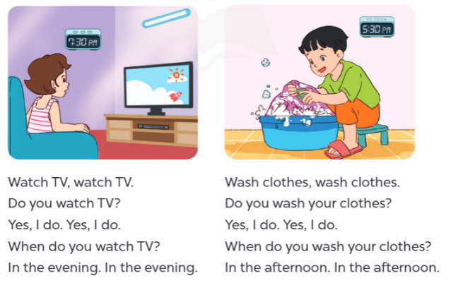 Tiếng Anh lớp 4 Unit 14 lesson 3 trang 28 Global Success 2 1