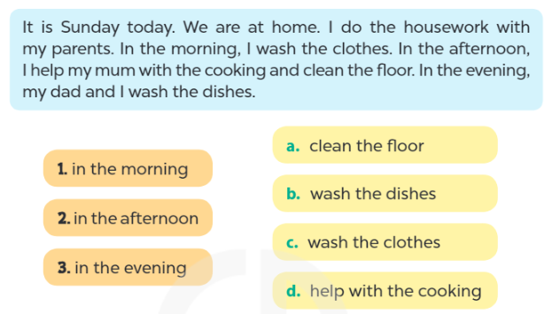 Tiếng Anh lớp 4 Unit 14 lesson 3 trang 28 Global Success 3 1