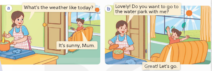 Tiếng Anh lớp 4 Unit 16 lesson 2 trang 42 Global Success 0 1