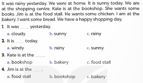 Tiếng Anh lớp 4 Unit 16 lesson 3 trang 44 Global Success 3 1