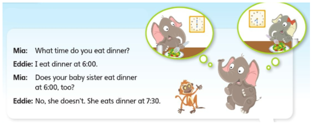 Tiếng Anh lớp 4 Unit 2 lesson 7 trang 34 Explore Our World 0 1