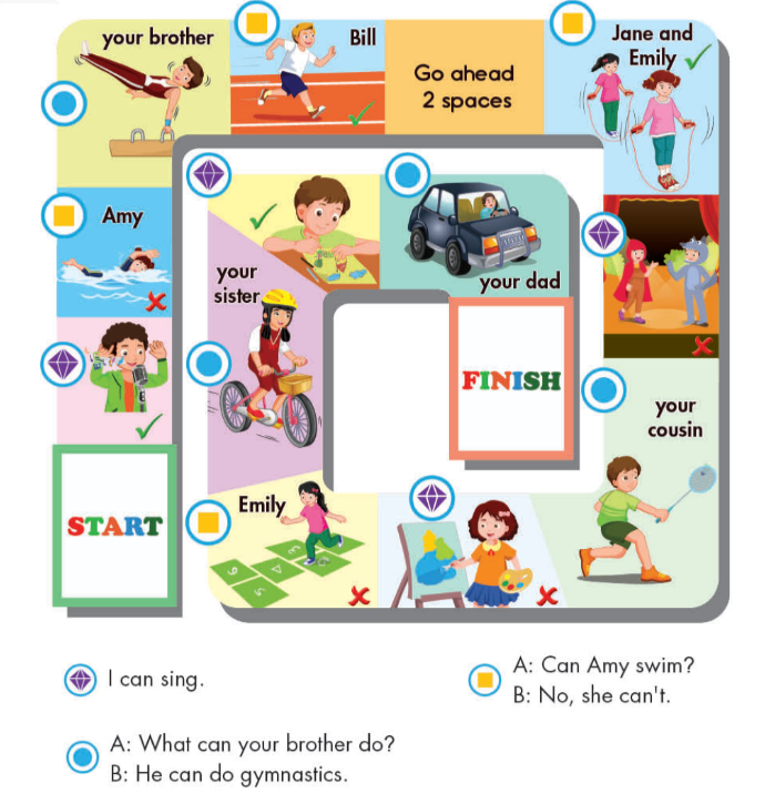 Tiếng Anh lớp 4 Unit 2 Review and Practice trang 32 iLearn Smart Start 3 1