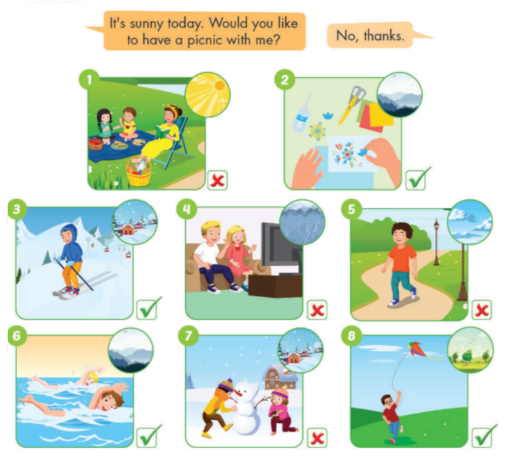 Tiếng Anh lớp 4 Unit 3 lesson 2 trang 37 iLearn Smart Start 9 1