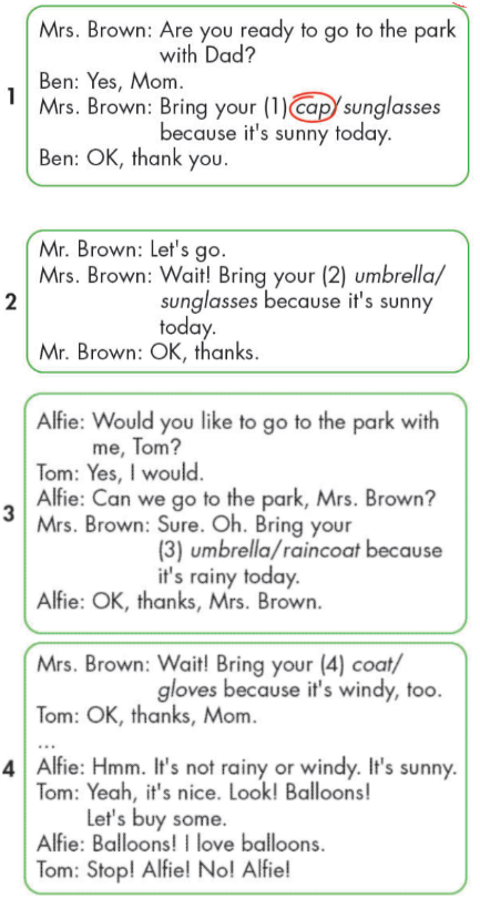 Tiếng Anh lớp 4 Unit 3 lesson 3 trang 40 iLearn Smart Start 7 1