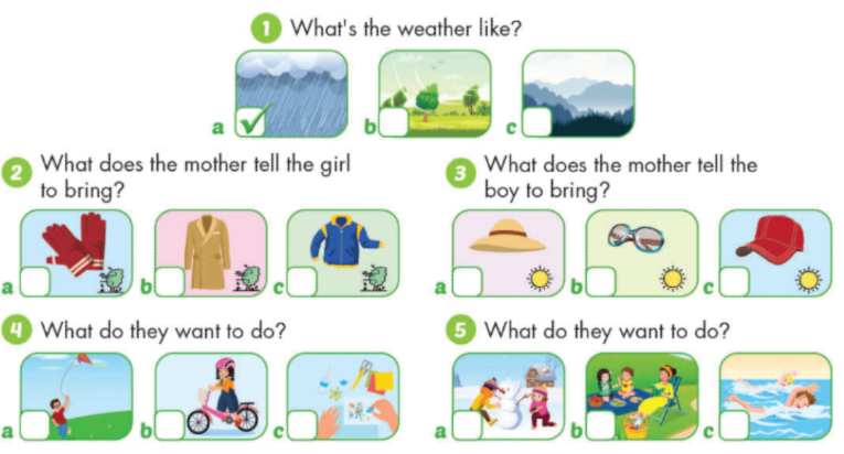 Tiếng Anh lớp 4 Unit 3 Review and Practice trang 46 iLearn Smart Start 0 1