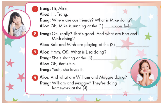 Tiếng Anh lớp 4 Unit 4 Culture trang 57 iLearn Smart Start 6 1