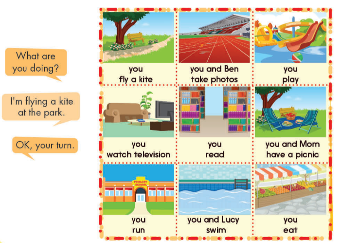 Tiếng Anh lớp 4 Unit 4 lesson 3 trang 54 iLearn Smart Start 10 1