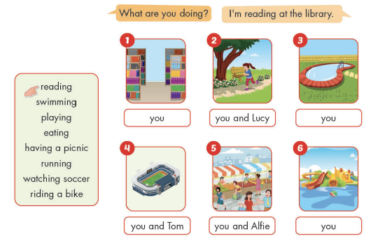 Tiếng Anh lớp 4 Unit 4 lesson 3 trang 54 iLearn Smart Start 9 1