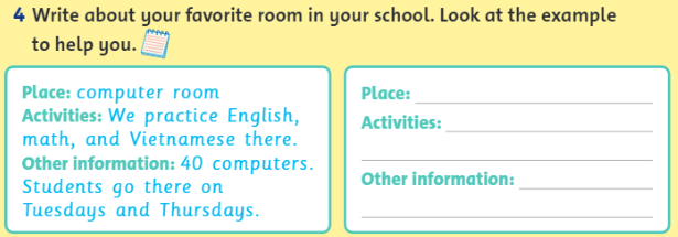 Tiếng Anh lớp 4 Unit 4 lesson six trang 37 Family and Friends 3 1