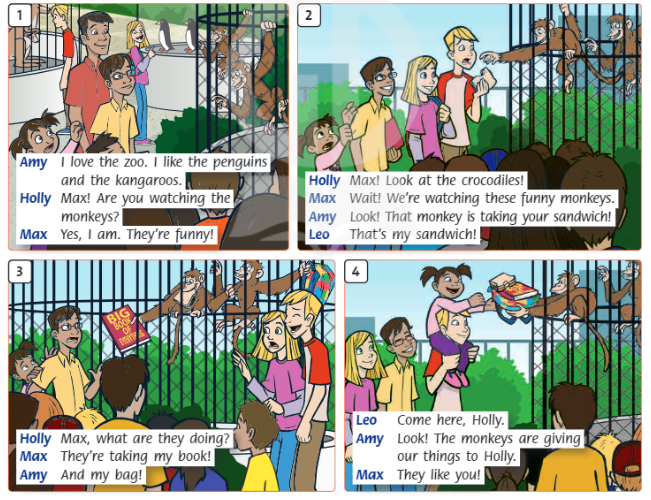 Tiếng Anh lớp 4 Unit 6 lesson one trang 44 Family and Friends 2 1