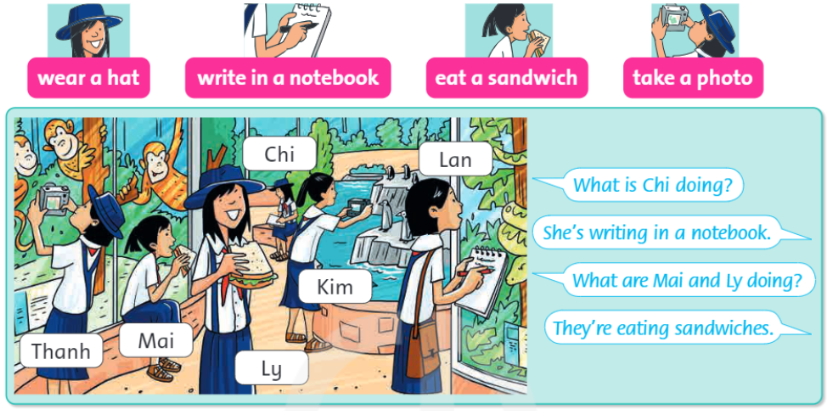 Tiếng Anh lớp 4 Unit 6 lesson three trang 46 Family and Friends 0 1