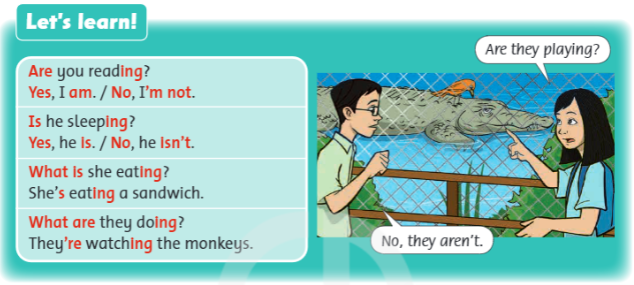 Tiếng Anh lớp 4 Unit 6 lesson two trang 45 Family and Friends 1 1