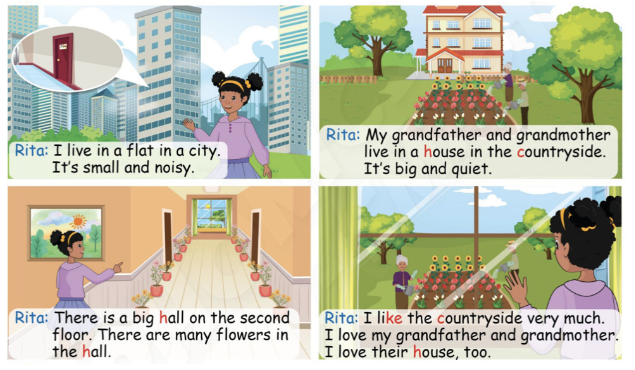 Tiếng Anh lớp 4 Unit 6 Phonics trang 56 Phonics Smart 1 1