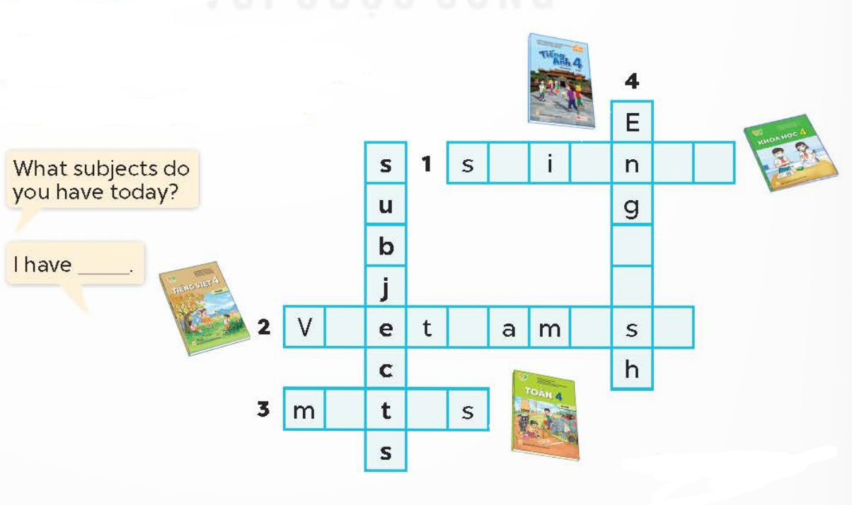 Tiếng Anh lớp 4 Unit 7 lesson 1 trang 50, 51 Global Success 5 1