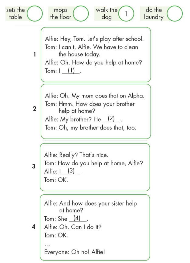 Tiếng Anh lớp 4 Unit 7 Lesson 3 trang 98 iLearn Smart Start 7 1