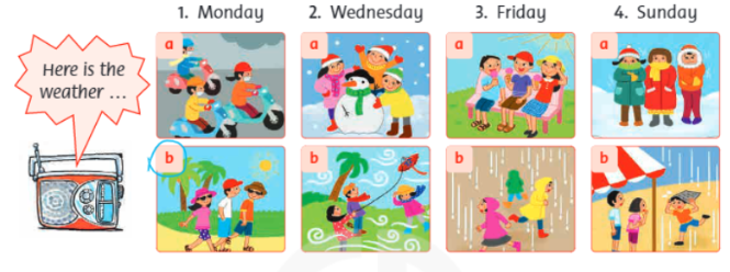 Tiếng Anh lớp 4 Unit 7 lesson six trang 59 Family and Friends 0 1