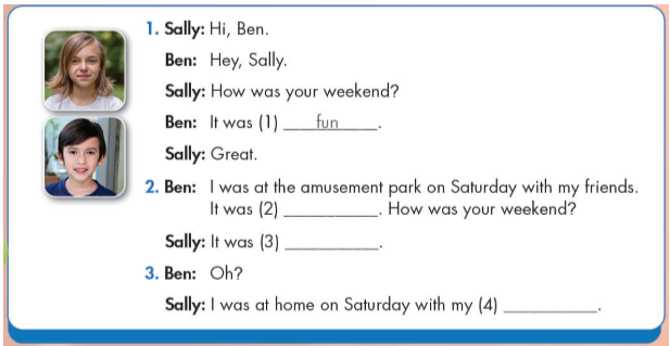 Tiếng Anh lớp 4 Unit 8 Culture trang 115 iLearn Smart Start 7 1