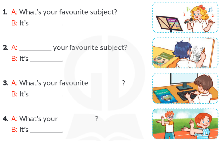 Tiếng Anh lớp 4 Unit 8 lesson 1 trang 56, 57 Global Success 4 1