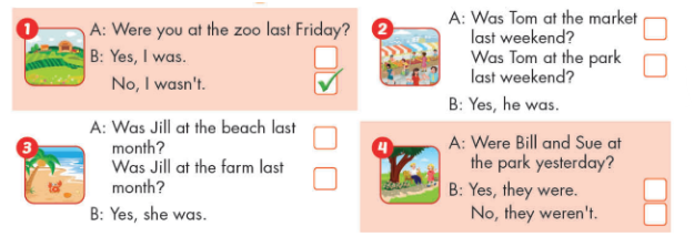 Tiếng Anh lớp 4 Unit 8 Lesson 2 trang 109 iLearn Smart Start 3 1