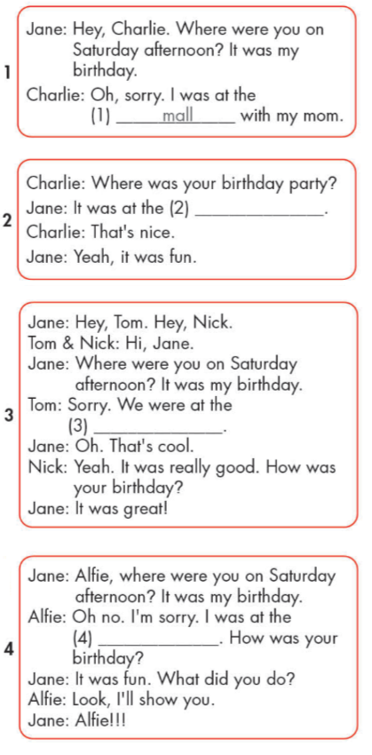 Tiếng Anh lớp 4 Unit 8 Lesson 3 trang 112 iLearn Smart Start 7 1