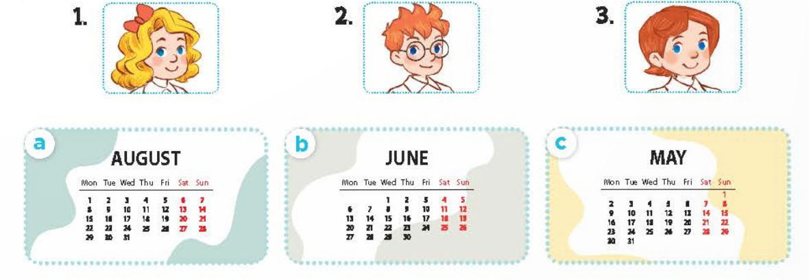 Tiếng Anh lớp 4 Unit 9 lesson 1 trang 62, 63 Global Success 3 1