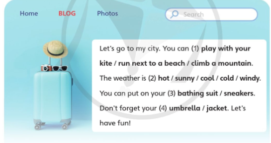 Tiếng Anh lớp 4 Units 1-4 Review trang 77, 78 Explore Our World 3 1