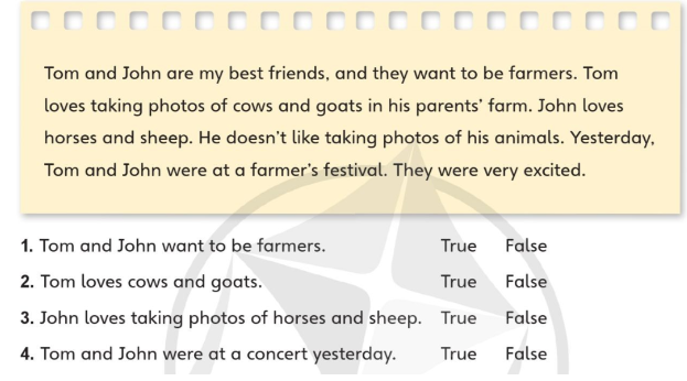 Tiếng Anh lớp 4 Units 5-8 Review trang 143, 144 Explore Our World 3 1