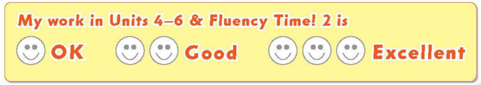 Tiếng anh lớp 5 Fluency Time! 2 lesson Two trang 53 Family and Friends 4 1