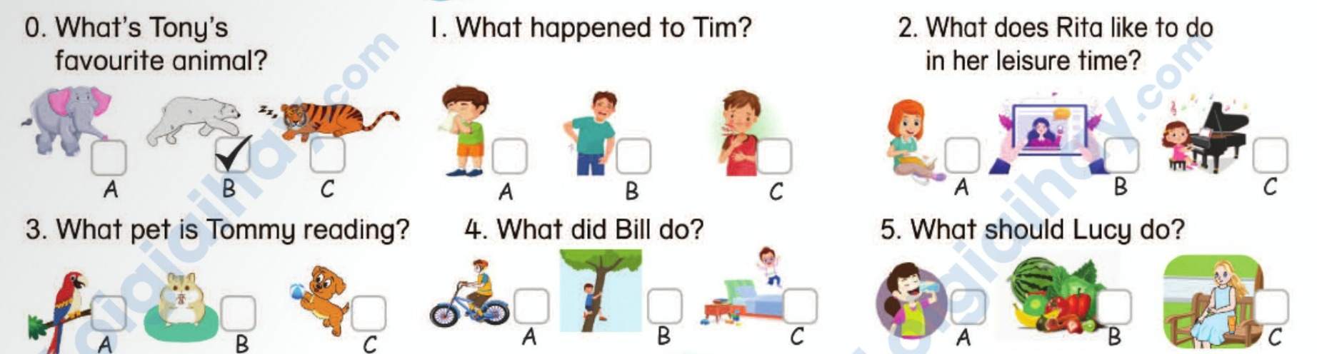 Tiếng anh lớp 5 Mini test 3 trang 112 Phonics Smart 0 1