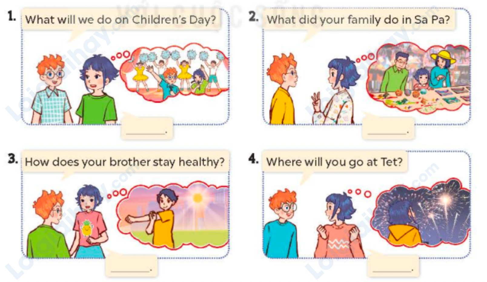 Tiếng anh lớp 5 Review 3 trang 36, 37 Global Success 1 1