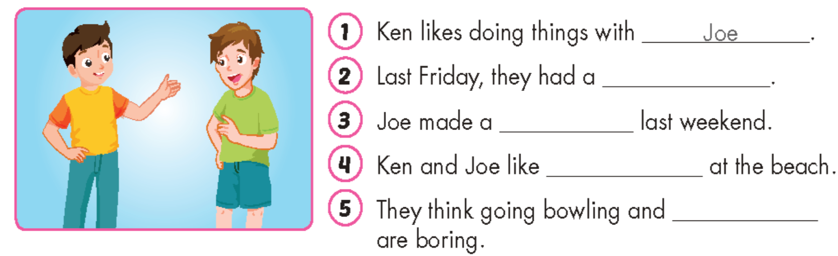 Tiếng anh lớp 5 Review (Units 1-4) trang 62 iLearn Smart Start 3 1