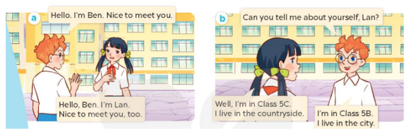 Tiếng anh lớp 5 Unit 1 lesson 1 trang 10, 11 Global Success 0 1