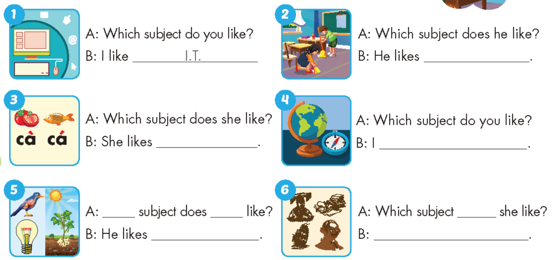 Tiếng anh lớp 5 Unit 1 lesson 1 trang 6 iLearn Smart Start 3 1