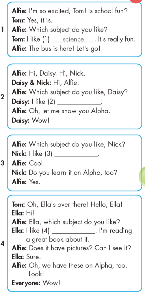 Tiếng anh lớp 5 Unit 1 lesson 1 trang 6 iLearn Smart Start 7 1