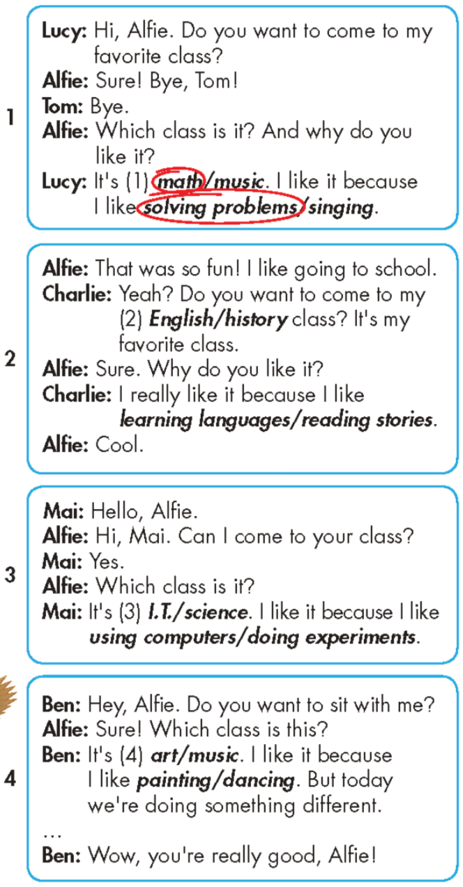 Tiếng anh lớp 5 Unit 1 lesson 2 trang 9 iLearn Smart Start 7 1